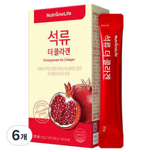 뉴트리원 석류 더 콜라겐 14p, 280g, 6개