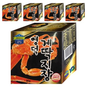 영덕농수산 영덕 게딱지장, 90g, 5개