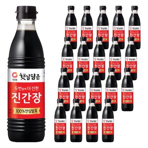 햇살담은 두번 달여 더 진한 진간장, 500ml, 20개