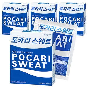 포카리스웨트 분말, 65.6g, 5개입, 4개