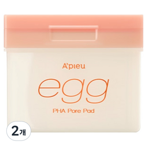 어퓨 EGG PHA 깐달걀 모공 패드 180g, 80매입, 2개