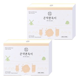 순수한집 곤약쫀드기 현미맛, 600g, 2개