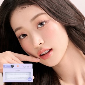 깜빡 인조 가닥속눈썹 패키지버전 언더 1기둥, 블랙, 1개