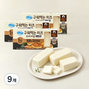 덴마크 구워먹는 치즈, 125g, 1개입, 9개
