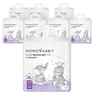 모모래빗 에코드라이 팬티형 기저귀 남여공용, 특대형(XL), 176매