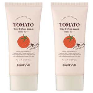 스킨푸드 토마토 톤 업 선크림 SPF50+ PA+++, 50ml, 2개