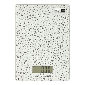 덴라이프 템퍼드글라스 디지털 주방저울, 1kg, 마블