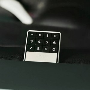 메이튼 차량용 대쉬보드 안심번호 노드N 주차번호판, 1개, 화이트