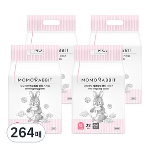 모모래빗 에코씽씽 오리지널 팬티기저귀 여아용, 특대형(XL), 264매