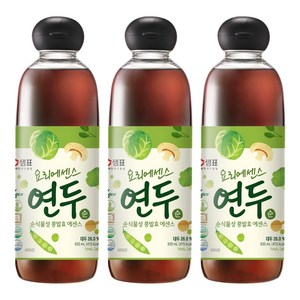 연두 요리에센스 순, 830ml, 3개