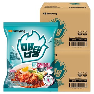 맵탱 삼양 쿨스파이시 비빔면 김치맛 134g, 64개