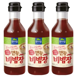 면사랑 프리미엄 만능비빔장, 500g, 3개