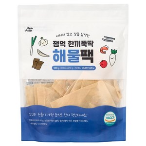 잼먹 이유식 해물팩 아기 육수팩 10p, 100g, 1개