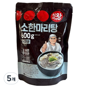 식자재왕 소한마리탕, 5개, 600g