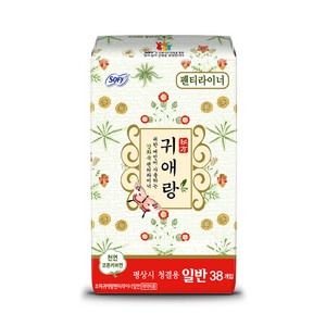 쏘피 바디피트 귀애랑 팬티라이너, 일반, 38개입, 1개