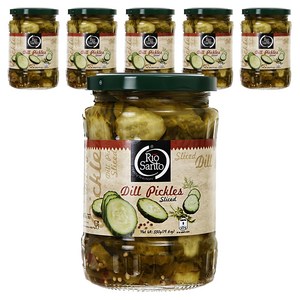 리오산토 딜피클슬라이스, 550g, 6개