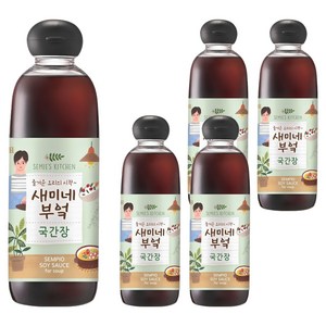 새미네부엌 국간장, 830ml, 5개