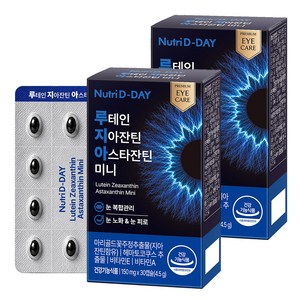 뉴트리디데이 루테인 지아잔틴 아스타잔틴 미니 4.5g, 30정, 2개