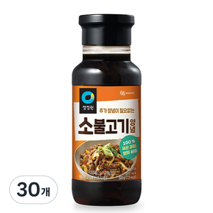 청정원 명가 소불고기 양념, 500g, 30개