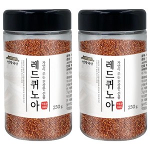 건강곡간 페루산 레드퀴노아 통, 250g, 2개