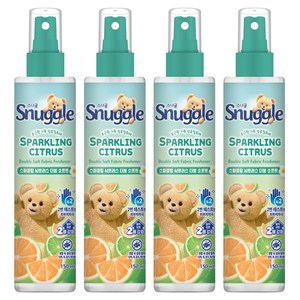 스너글 스파클링 시트러스 더블 소프트 섬유탈취제 본품, 150ml, 4개