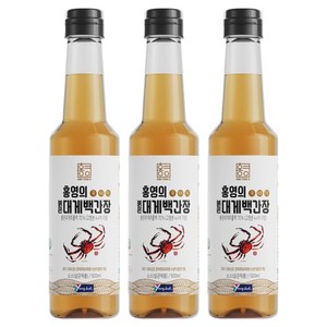 홍영의 붉은대게 백간장, 500ml, 3개