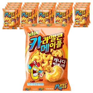 크라운 카라멜콘 메이플, 154g, 20개