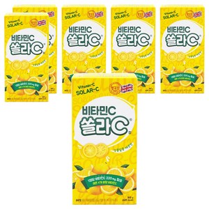 고려은단 쏠라C 정 레몬맛, 80정, 6개