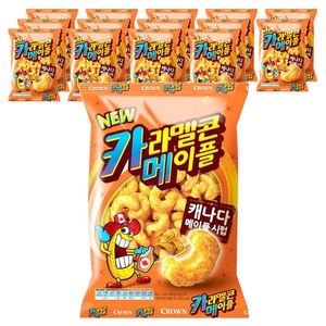 크라운 카라멜콘 메이플, 154g, 15개