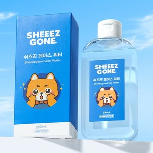 쉬즈곤 반려동물 페이스워터 저자극 눈물지우개, 200ml, 2개