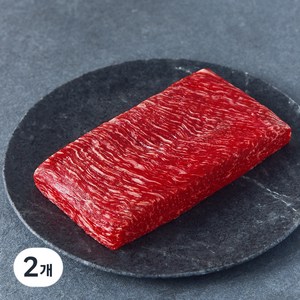 한우 1등급 양지 국거리용 덩어리 (냉장), 300g, 2개