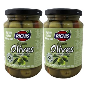 리치스 그린 올리브, 365g, 2개