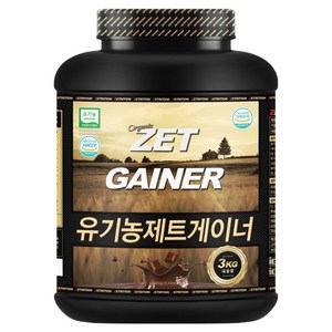 제트리션 유기농 제트게이너 프로틴파우더 초코, 1개, 3kg