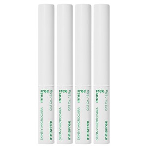 이니스프리 스키니 꼼꼼 마스카라 3.5g, 블랙, 4개