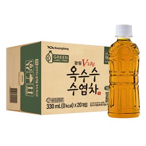 광동옥수수수염차 무라벨, 330ml, 20개 골드박스 특가