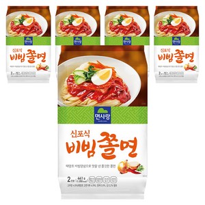 면사랑 신포식 비빔쫄면, 441g, 5개