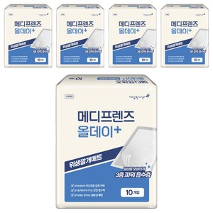 깨끗한나라 메디프렌즈 올데이 깔개매트, 10개입, 5개