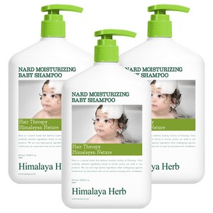 나드 모이스처 베이비 샴푸, 600ml, 3개