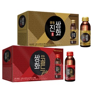 광동 쌍화골드 + 진쌍화 세트, 20개, 100ml