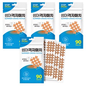 아텍스 썸머 격자 패치, 4개, 90개입