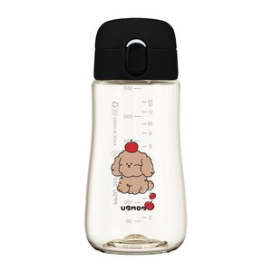 유비맘 유아 PPSU 세이프티 빨대컵 몽이, 360ml, 1개