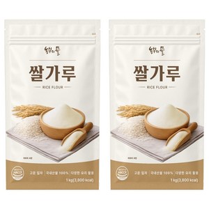 농부의뜰 쌀가루, 1kg, 2개