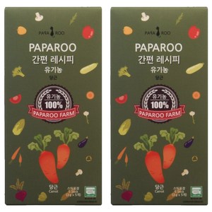 파파루 간편레시피 유기농 고구마 중간입자 이유식 중기, 15g, 2개, 당근