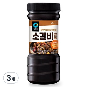 청정원 소갈비양념, 840g, 3개