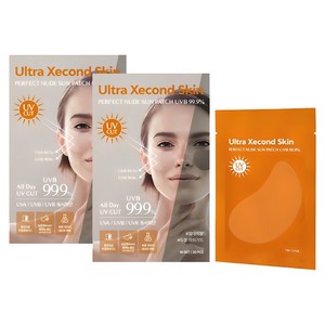 울트라세컨스킨 퍼펙트 누드 선패치 20p UPF 50+, 2개