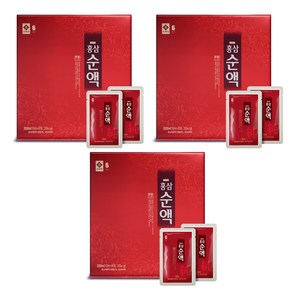 천제명홍삼 홍삼 순액 60포 + 쇼핑백, 50ml, 3개