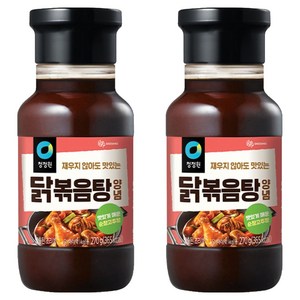 청정원 닭볶음탕 양념, 270g, 2개