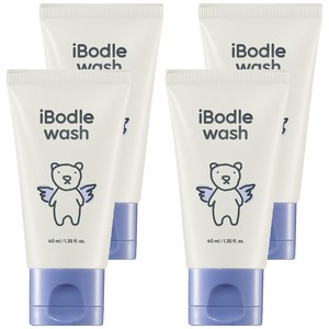아이보들 페이스 바디워시 그린플로랄향, 4개, 40ml