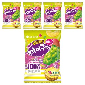 마이구미 미니 과즙팡 비타민 54p, 529.2g, 5개