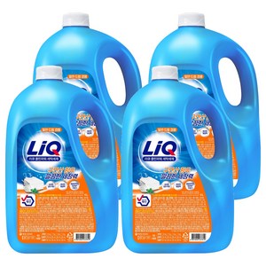 리큐 클린파워 액상세제 본품, 4L, 4개